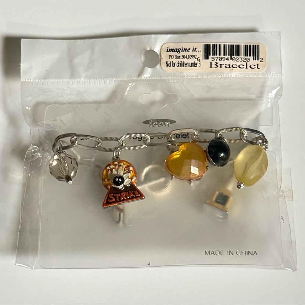 🎳 Icon Bowling Theme Charm Bracelet